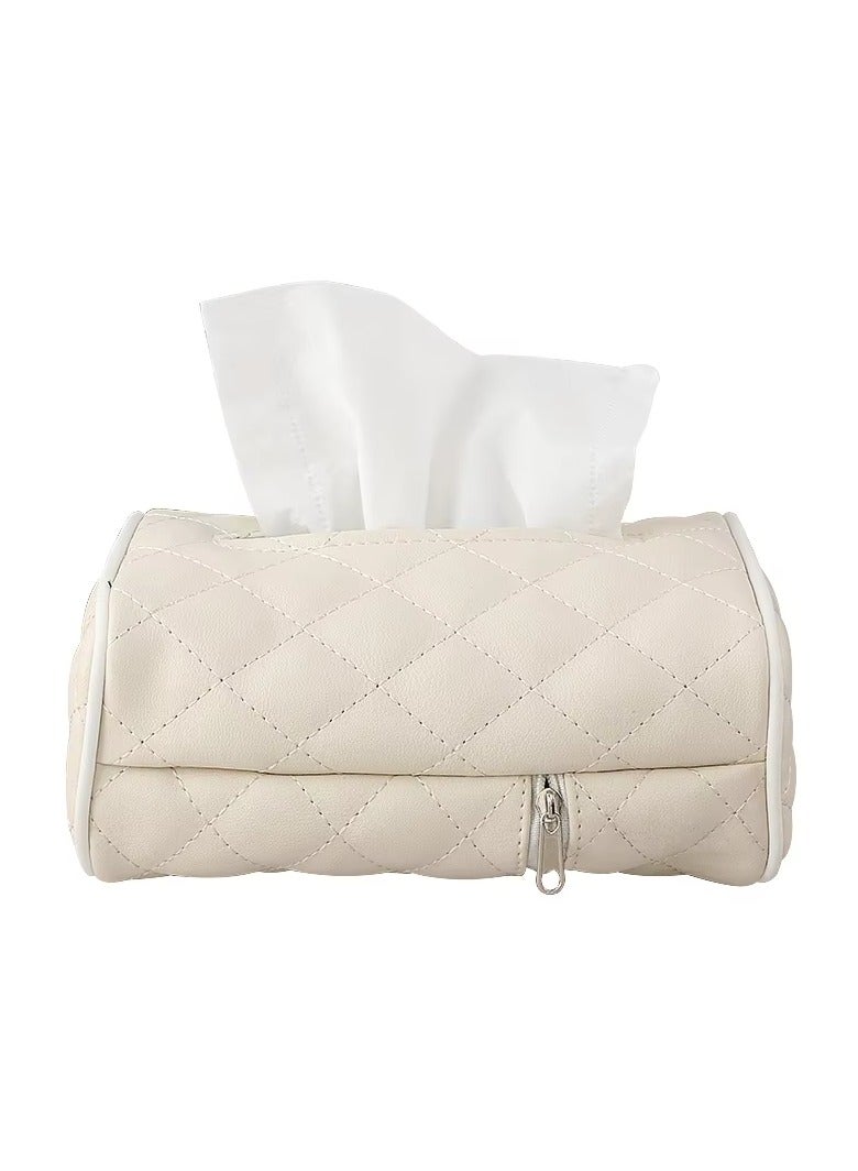 Stylish and practical leather tissue box for the car - Image 1