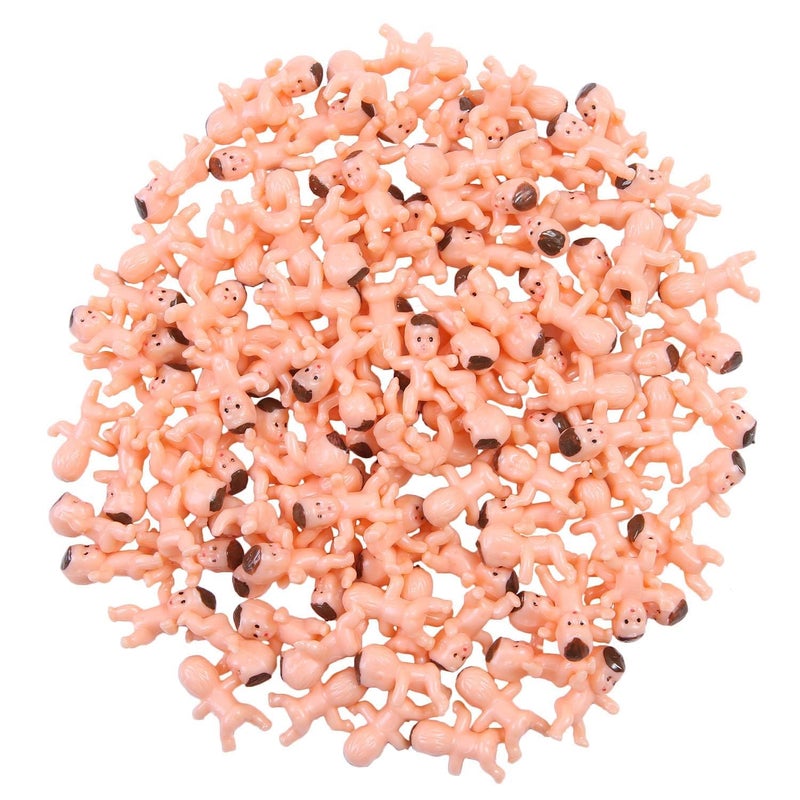 Elcoho 120 Pieces Mini Plastic Baby Favor Supplies with Velvet Bag for Baby Shower Ice Cube Game and Party Decoretions 1 Inch - Image 3