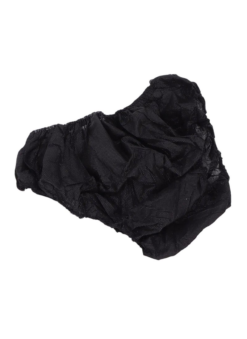 globalstar Globalstar Unisex Non Woven Disposable Underwear Panty Black 50pcs BW-101  - Image 1