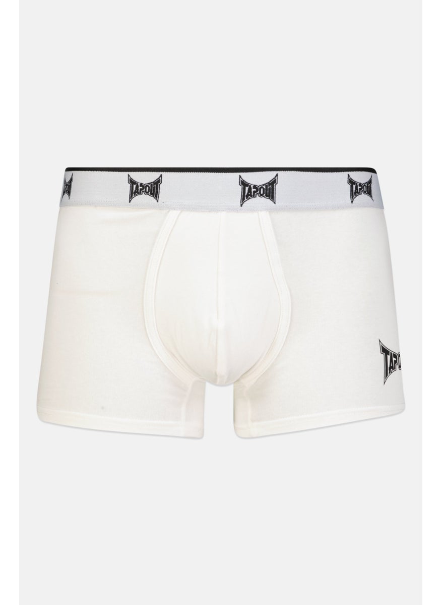 TapouT - Men 3 Pcs Brand Logo Boxer Brief, Grey Melange - Image 1