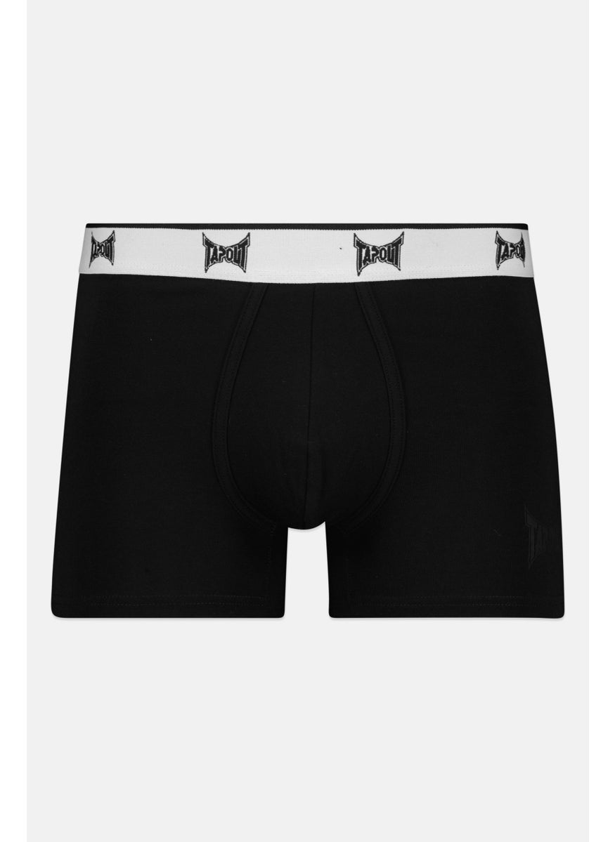 TapouT - Men 3 Pcs Brand Logo Boxer Brief, Grey Melange - Image 1