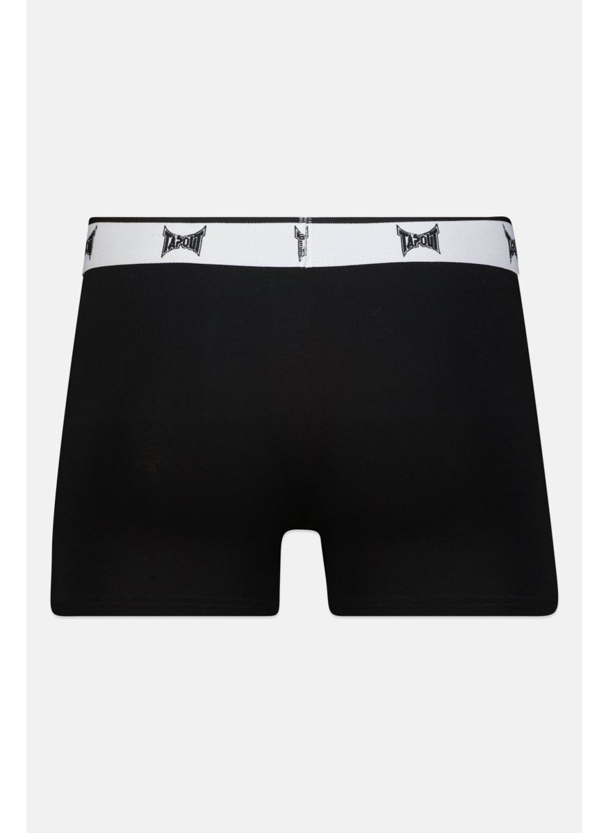 TapouT - Men 3 Pcs Brand Logo Boxer Brief, Grey Melange - Image 1