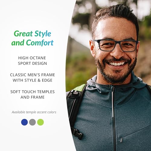 SPORTEX SAV Men's AR4163 Reading Glasses - Flexible, Durable, Lightweight, High-Performance Readers For Men - Image 4