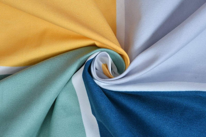 TIB 400 TC Glace Cotton King Size Bedsheet with 2 Pillow Covers,Bedsheet for Double Bed,90X100 Inches| 140 GSM, Multi, Pack of 3 - Image 4