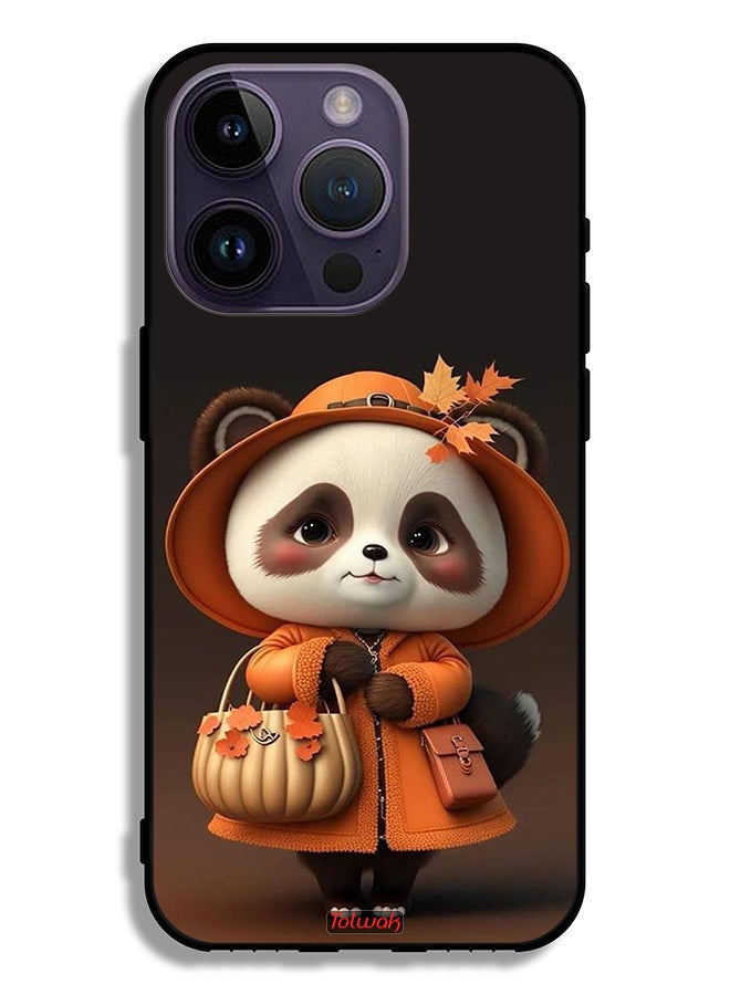 Tolwak Apple iPhone 14 Pro Protective Case Cute Panda Lady Style - Image 2
