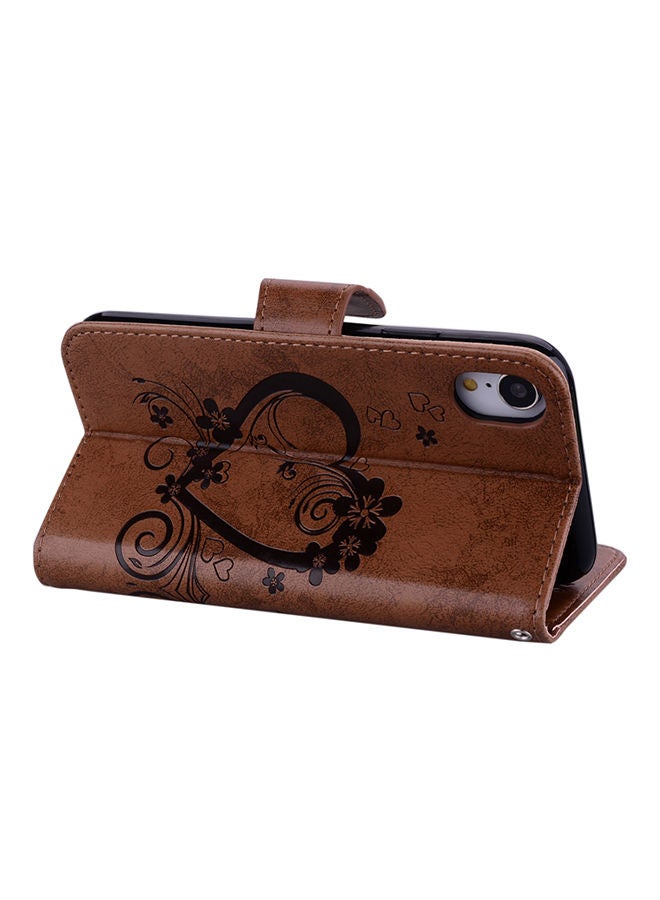NIBEMINENT Protective Wallet Cards Case Cover For Apple iPhone XS Max Brown  - Image 5