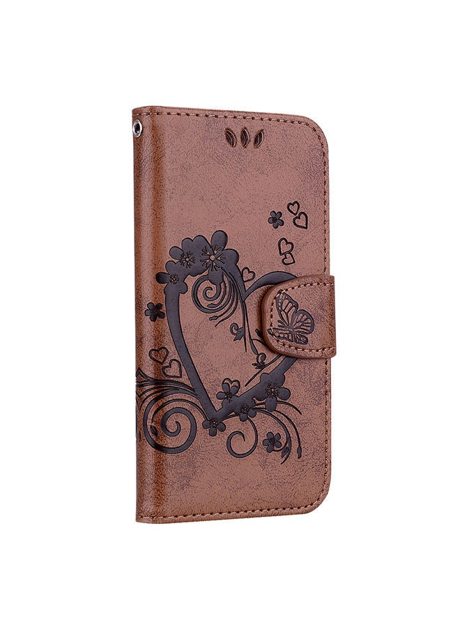 NIBEMINENT Protective Wallet Cards Case Cover For Apple iPhone XS Max Brown  - Image 3