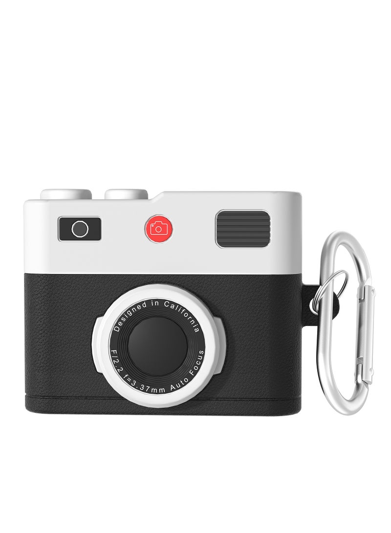 AirPods Pro 2 Case, Compact and Portable, Creative Airpods Pro 2 Case, 2022 Apple AirPods Pro 2 Eearphone Case, Camera-Shaped Airpods Pro 2 Case with Keyring, Creative Gift, 2025 New Earbud Case,Cute Silicone Eearphone Cover  - Image 1