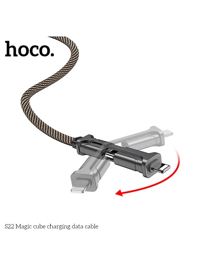hoco. S22 Magic cube charging data cable  - Image 3