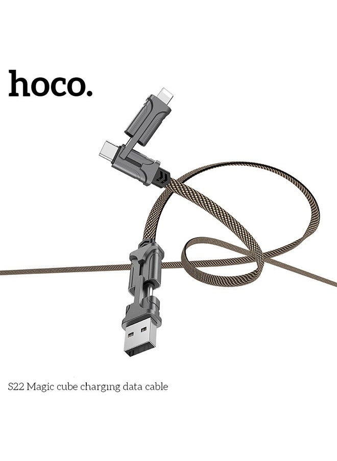 hoco. S22 Magic cube charging data cable  - Image 4
