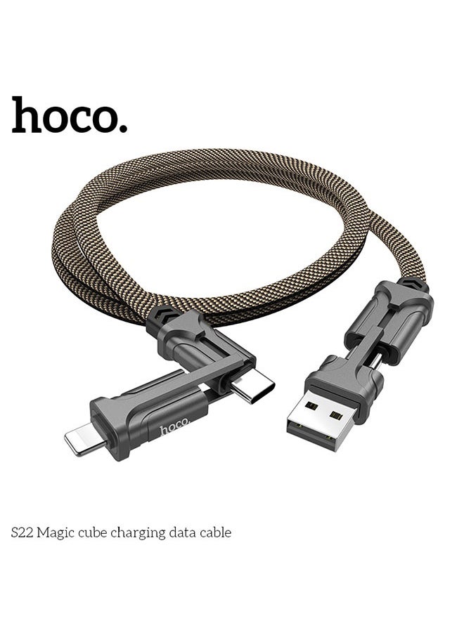 hoco. S22 Magic cube charging data cable  - Image 2