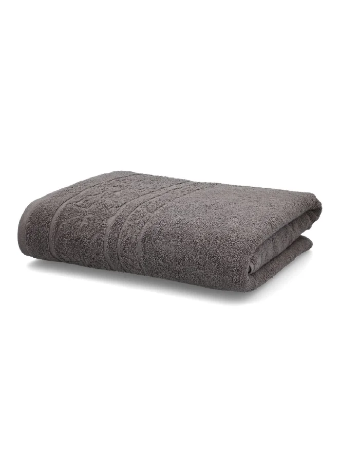 Cannon Highly Absorbent Premium Quality Jacquard Beach Towel Zinc 100 x 150 cm