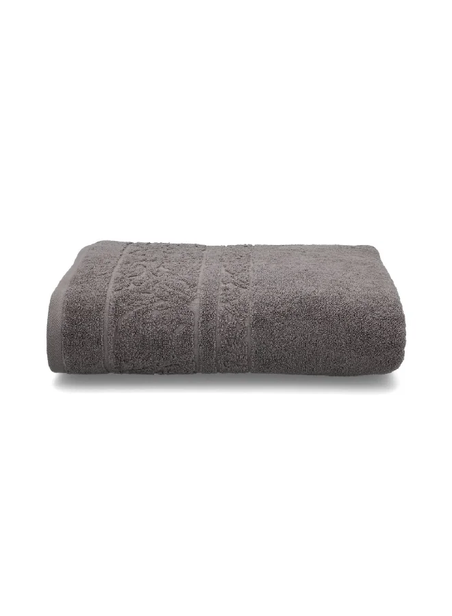 Cannon Highly Absorbent Premium Quality Jacquard Beach Towel Zinc 100 x 150 cm