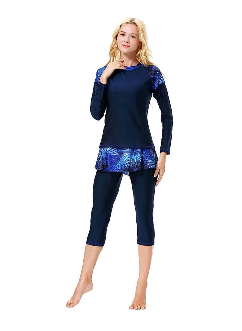 NIBEMINENT - Conservative And Fashionable Burkinis Blue - Image 1