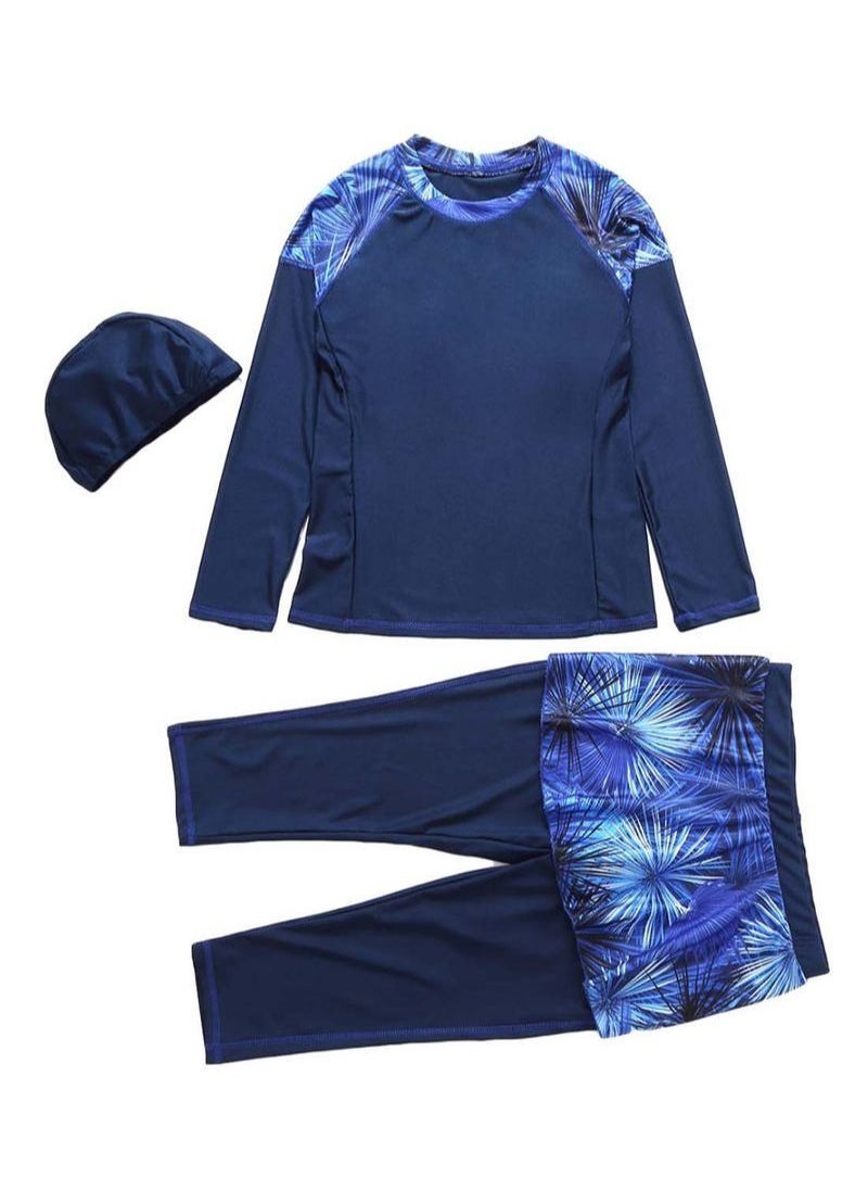 NIBEMINENT - Conservative And Fashionable Burkinis Blue - Image 1