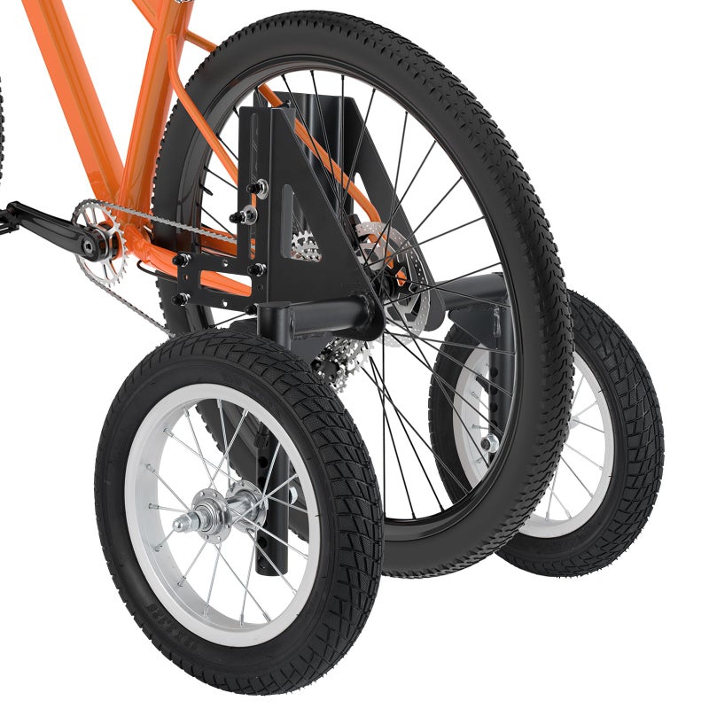 MOSHAY Aluminum Alloy Adjustable Adult Bicycle Bike Stabilizers Training Wheels Fits 24" to 29" - (24-29) - Image 1