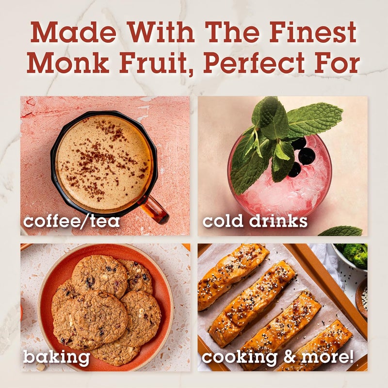 IN THE RAW Monk Fruit In The Raw Zero Calorie Sweetener with Erythritol, 16 oz Baker's Bag - Sugar-Free and Keto Certified - Image 5