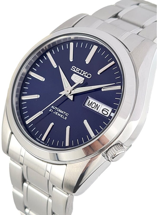 Seiko ساعة كلاسيك 21 جويلز 37 ملم من الستانلس ستيل للرجال SNKL43K1 - Image 2