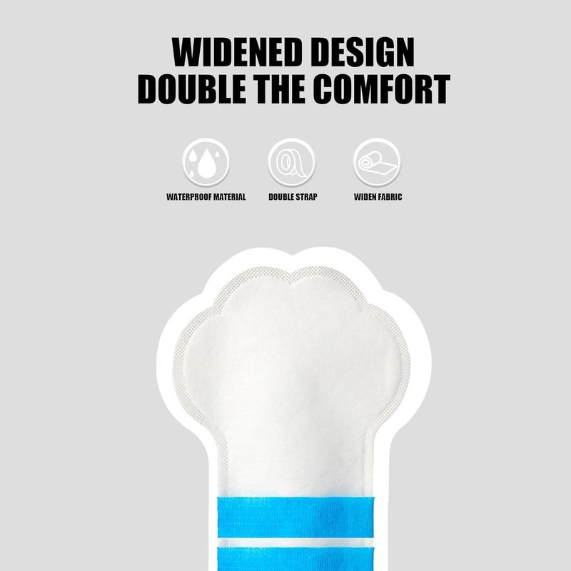 Disposable Dog Shoes, Waterproof Dirt-Proof Outdoor Dog Rain Boots, with Adjustable Straps, for Paw Protection, for Small to Medium Large Dogs, 20Pcs, Medium - Image 4