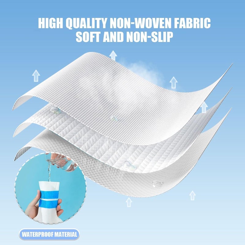 Disposable Dog Shoes, Waterproof Dirt-Proof Outdoor Dog Rain Boots, with Adjustable Straps, for Paw Protection, for Small to Medium Large Dogs, 20Pcs, Medium - Image 5