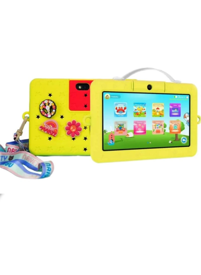 SMARTi Kidsmate PRO Wi-Fi Smart Android Kids Tablet 7-Inch Display Dual SIM 8GB RAM 256GB With Free Gift Green - International Version - Image 1