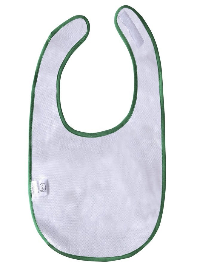 Littleforbig Cotton Waterproof Babydoll Printed Adult with Adjustable Hook-and-Loop Fastener Closure Printed 2 Packs - Dinosaurs and Halloween Adult Bibs - Image 3