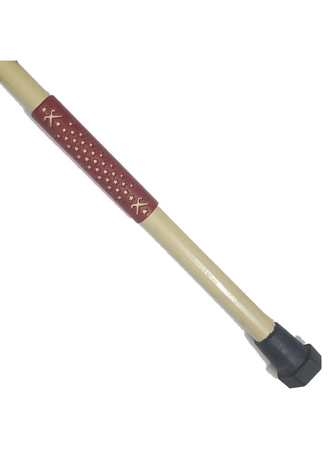 Men's Metal Body Crutch with Plastic Handle, White - Image 3