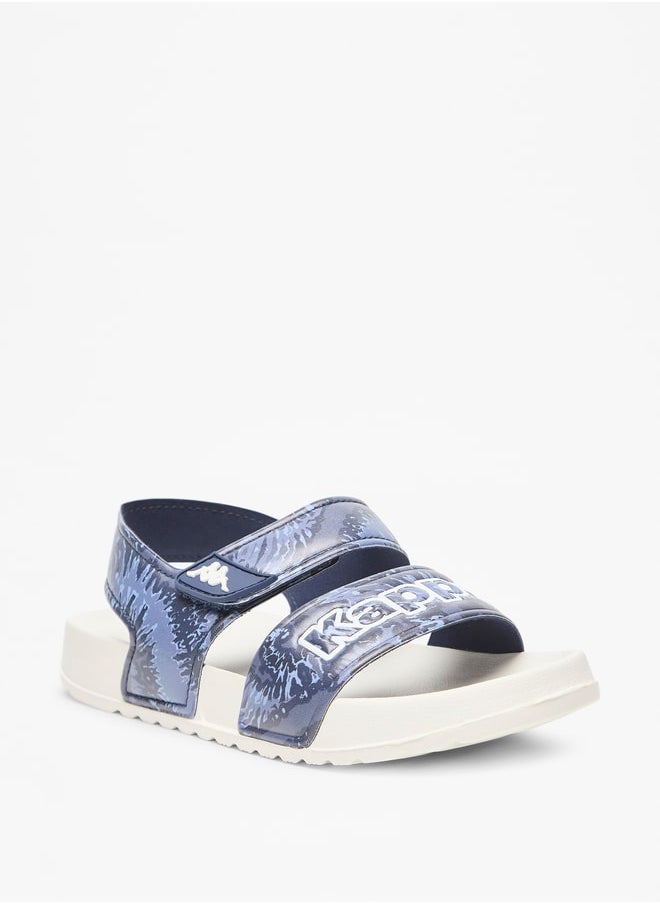 Kappa - Boys' Printed Floaters with Hook and Loop Closure - Image 1