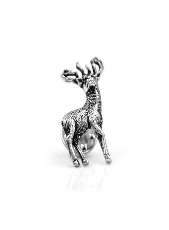 Vcufflinks Standing Stag Deer Hunting Shoot Stags Game Brooch Lapel Pin - Image 2