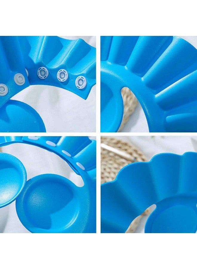 Elcaro Soft Baby Shower Cap Adjustable Safe Baby Bathing, Shower | Baby Bath Cap Shower Protection For Eyes And Ear, Bathing Shower Cap, Baby Bath Cap - Image 3