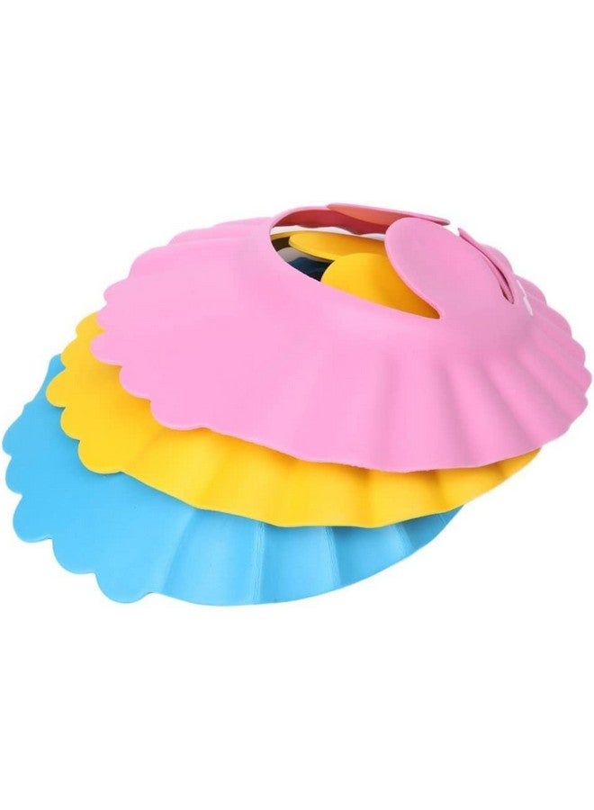 Elcaro Soft Baby Shower Cap Adjustable Safe Baby Bathing, Shower | Baby Bath Cap Shower Protection For Eyes And Ear, Bathing Shower Cap, Baby Bath Cap - Image 4