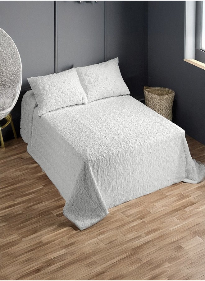 Mora spain - Mora Kander Fur Blanket - Model M64 (thick fur) - Color: (natural) - Size: 230 x 250 + 2 pillowcases (50 *70).. - Image 1