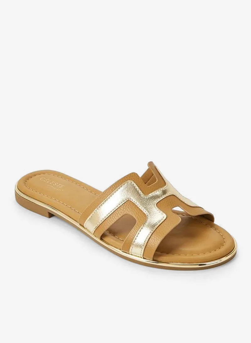 سيليست Women Panel Detail Flat Sandals