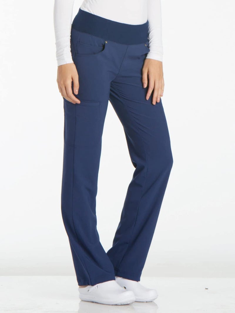 Cherokee iFlex CK002 Mid Rise Pull-On Pant Navy M - Image 3