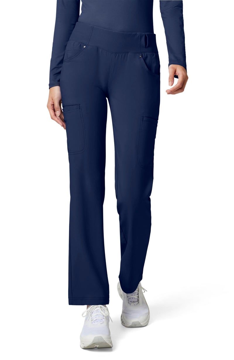 Cherokee iFlex CK002 Mid Rise Pull-On Pant Navy M - Image 1
