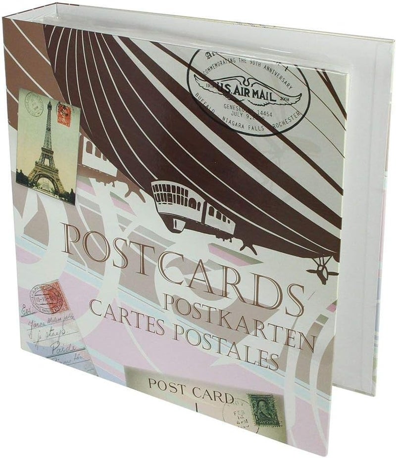 SAFE Postcard Album Maxi Retro with 50 Transparent Pages for 300 Postcards - Image 1