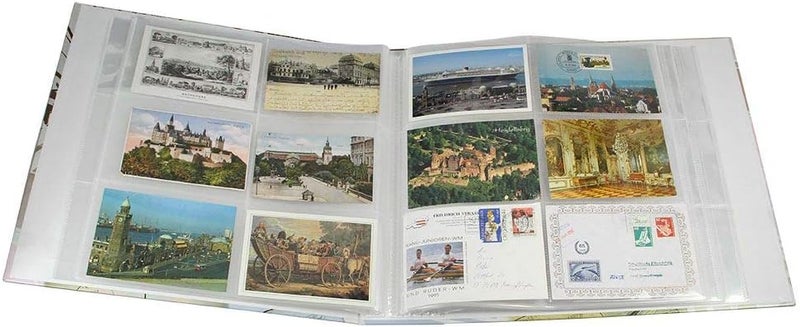 SAFE Postcard Album Maxi Retro with 50 Transparent Pages for 300 Postcards - Image 2