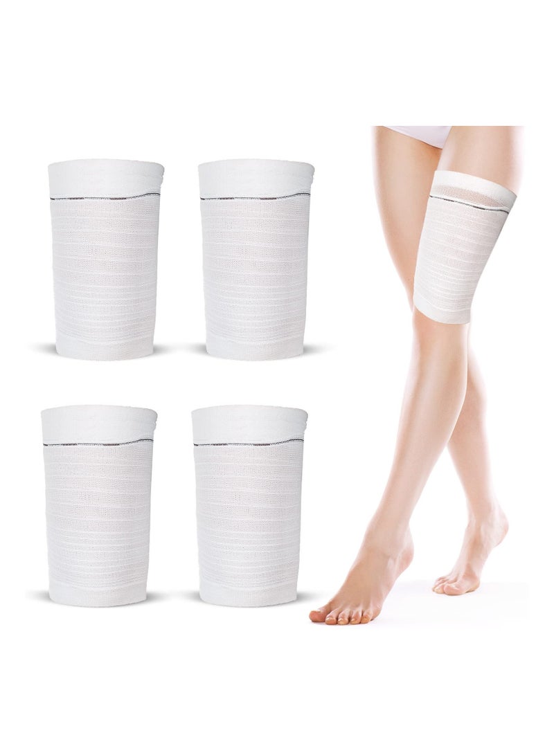 4 Pack Catheter Leg Bag Holders, Washable Fabric Sleeves for Urinary Catheter Bags, Drainage Bag Covers for Men and Women, Ideal for Patients in Wheelchairs.