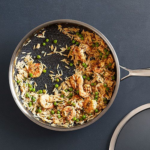 Pampered Chef 10" Covered Stainless Skillet - Image 2