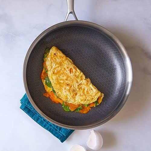 Pampered Chef 10" Covered Stainless Skillet - Image 4