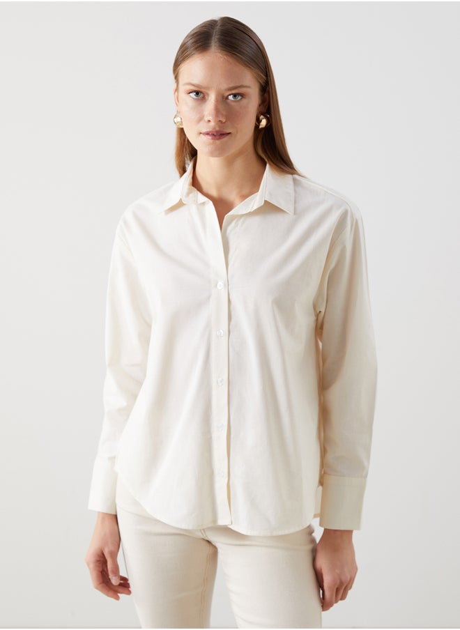 LC WAIKIKI Oversize Poplin Women's Shirt  - Image 1