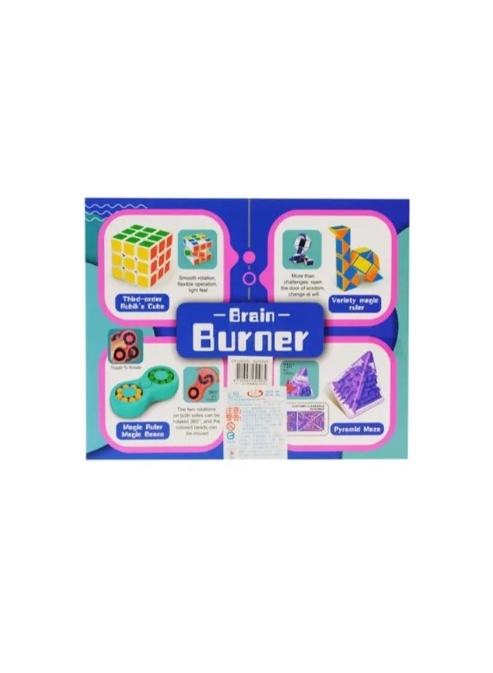 4 قطع الدماغ الموقد لعب مجموعة اللغز - Image 2