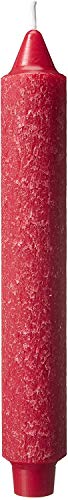 Root Candles Unscented Dinner Candles Premium Beeswax Blend Boxed Candle Set, 9-Inch, Red, 4-Count - Image 4