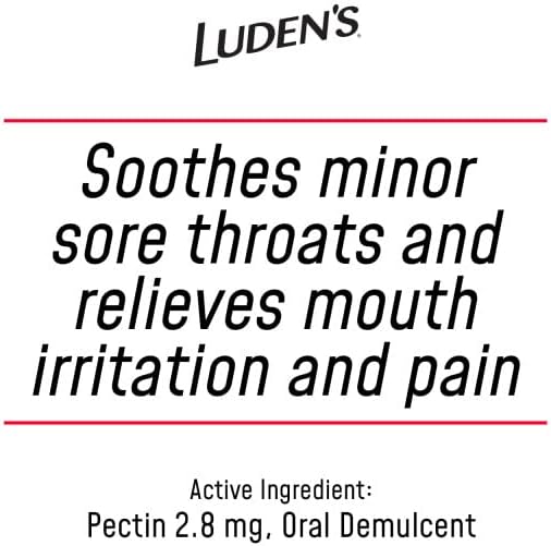 LUDEN'S Ludens Sugar Free Wild Cherry Throat Drops Sore Throat Relief 25 Count 3 Pack - Image 4