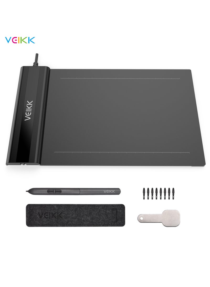 Veikk S640 Graphic Tablet With Passive Pen Black - Image 2