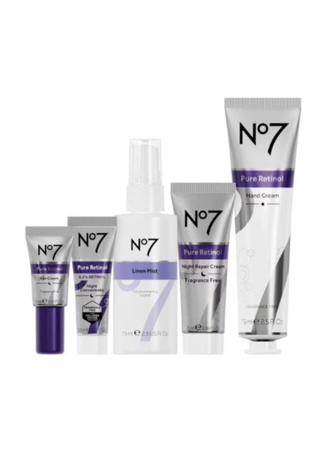 Boots No.7 Boots No7 Retinol Sleep Collection 5 Piece Gift Set - Image 3