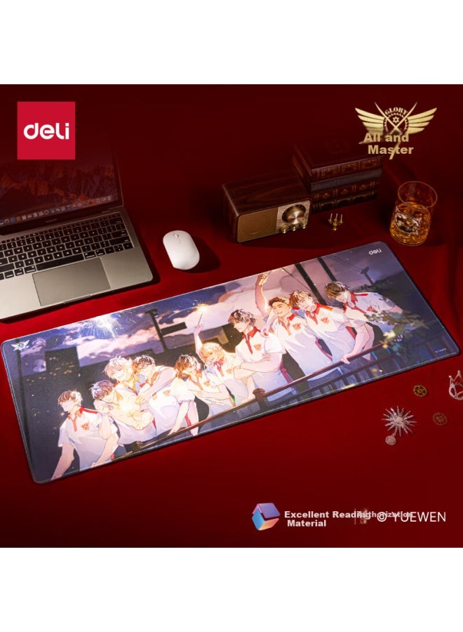Deli The King's Avatar Collaboration Mouse Pad - Genuine Authorized Ip Collaboration Peripheral For Office And Study, Cartoon Anime Mouse Pad, Xingxin Team Edition Qz452 - Image 1