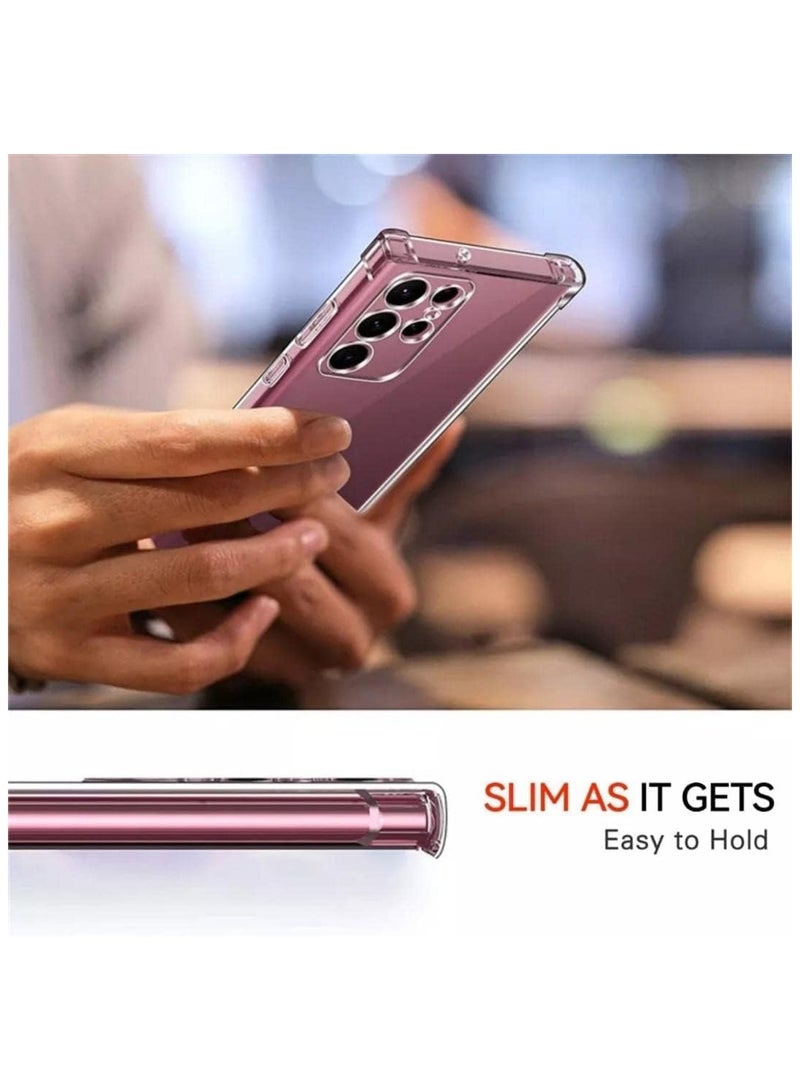 Bills Samsung S22 Ultra Premium Clear TPU Case - Slim Transparent Back Cover with Reinforced Shock-Absorbent Corners - Image 5