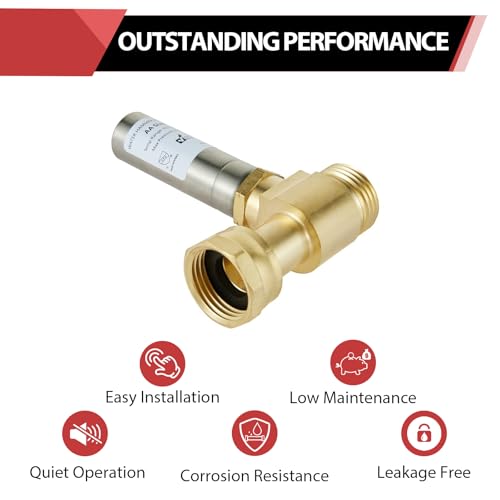 EFIELD MH-S-241 Stainless Steel Water Hammer Arrestor For Washing Machine, 3/4 Inch Swivel FHT x 3/4 Inch MHT,(HAMMER020) - Image 3