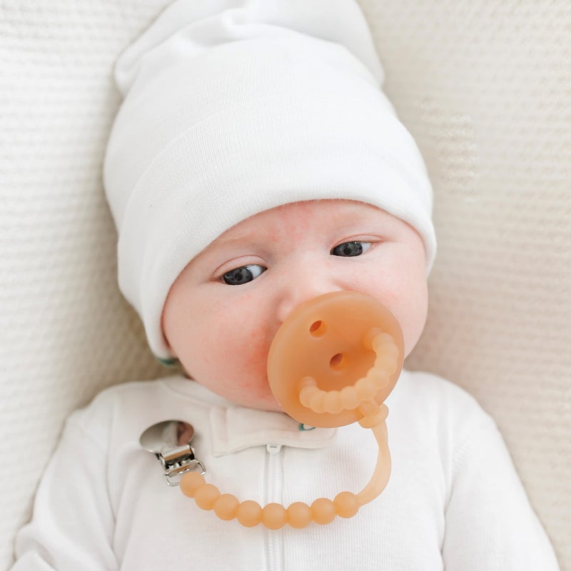 Ryan & Rose Cutie Clip 2 Pack - Pacifier Clip Holder Silicone (Judy-ClearRubber/Judy-Clear) - Image 5